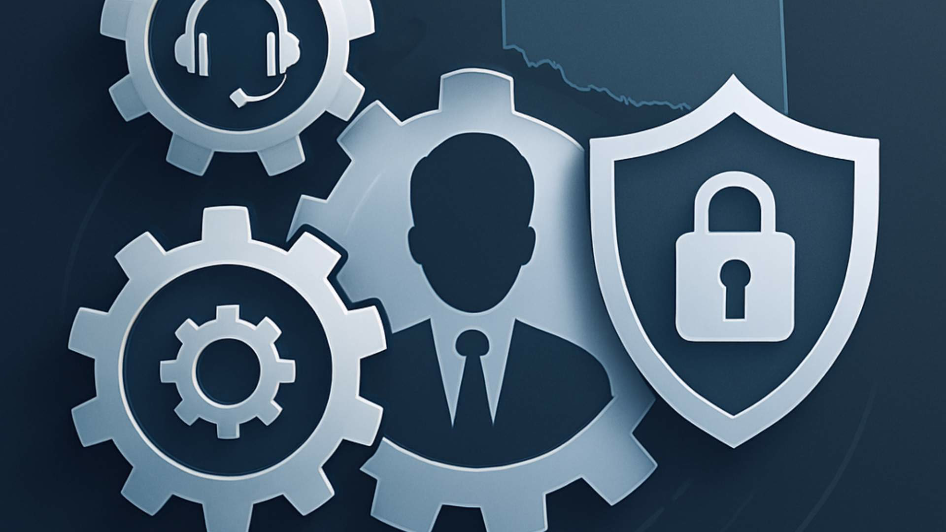 Illustration of technology partners working together for small business IT