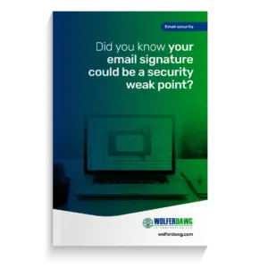 Did you know your email signature could be a security weak point?